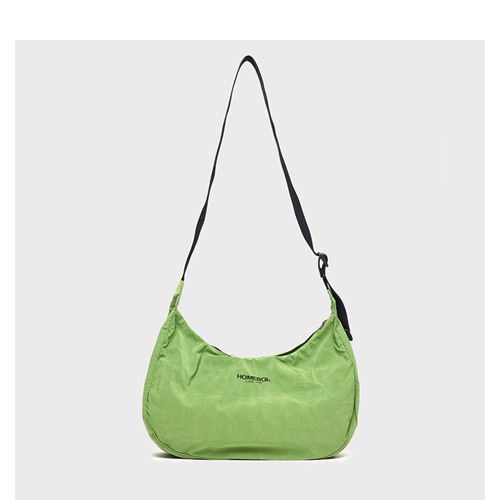 nylon crossbody bag - green