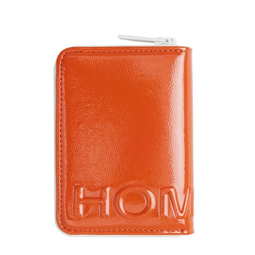 enamel zip card holder (애나멜카드홀더) - 오렌지