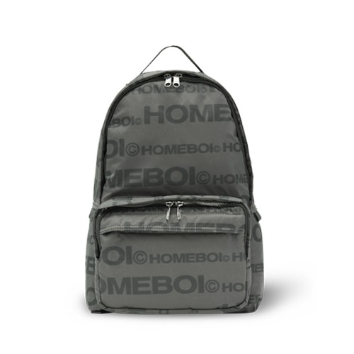 logo backpack (로고백팩) - satin gray